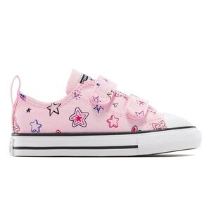 Converse Kids Pink Star-Print Low Top Sneakers